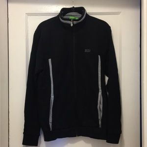 Mens Mock Neck Full Zip Jacket